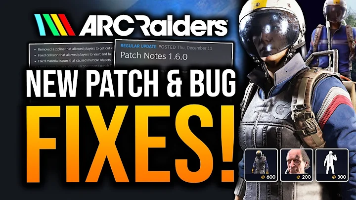 ARC Raiders - New Patch! New Cosmetic, Bug Fixes & More!