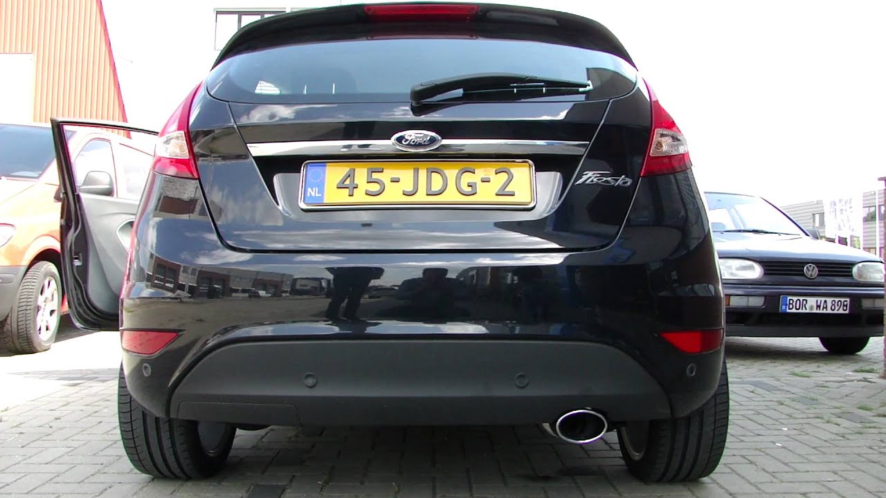 Ford Fiesta RVS Sportuitlaat op maat Maxi Performance - YouTube