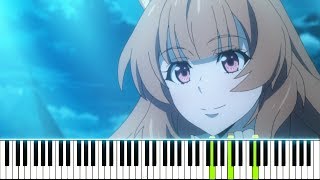 [Tate no Yuusha no Nariagari ED 1] "Kimi no Namae" - Chiai Fujikawa (Synthesia Piano Tutorial) chords