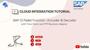 SAP CPI Encoder-Decoder | Timer Event to FTP Server | ZIP & GZIP Compression - Part1