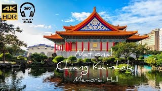 4K Taiwan Walking Tour ( National Chiang Kai-shek Memorial Hall 中正紀念堂) Taipei