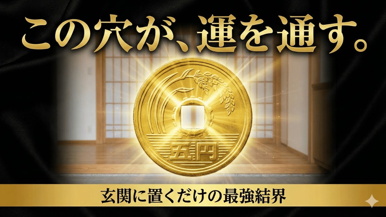 【衝撃】たった5円で人生が変わる。9割の人が知らない「玄関の作法」とは？