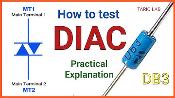 How to test DIAC