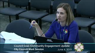 City Council Work Session 6/4/2019