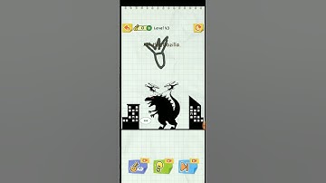 Draw 2 Save Level 43, Kill the Gozilla 🔥🔥#shorts #youtubeshorts #gameplay #games