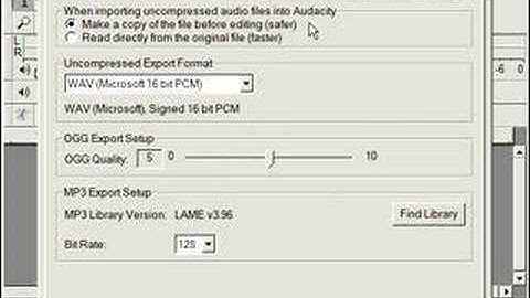 Audacity - Audio Setup