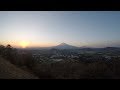 Atardecer en el valle de Atlixco Puebla. Time Lapse