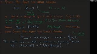 EE564 Lecture 21 (Part 1) - LMMSE Estimation