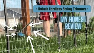My Experience With : Kobalt 24-Volt Max 12-in Straight Cordless String Trimmer (Battery Included){#A