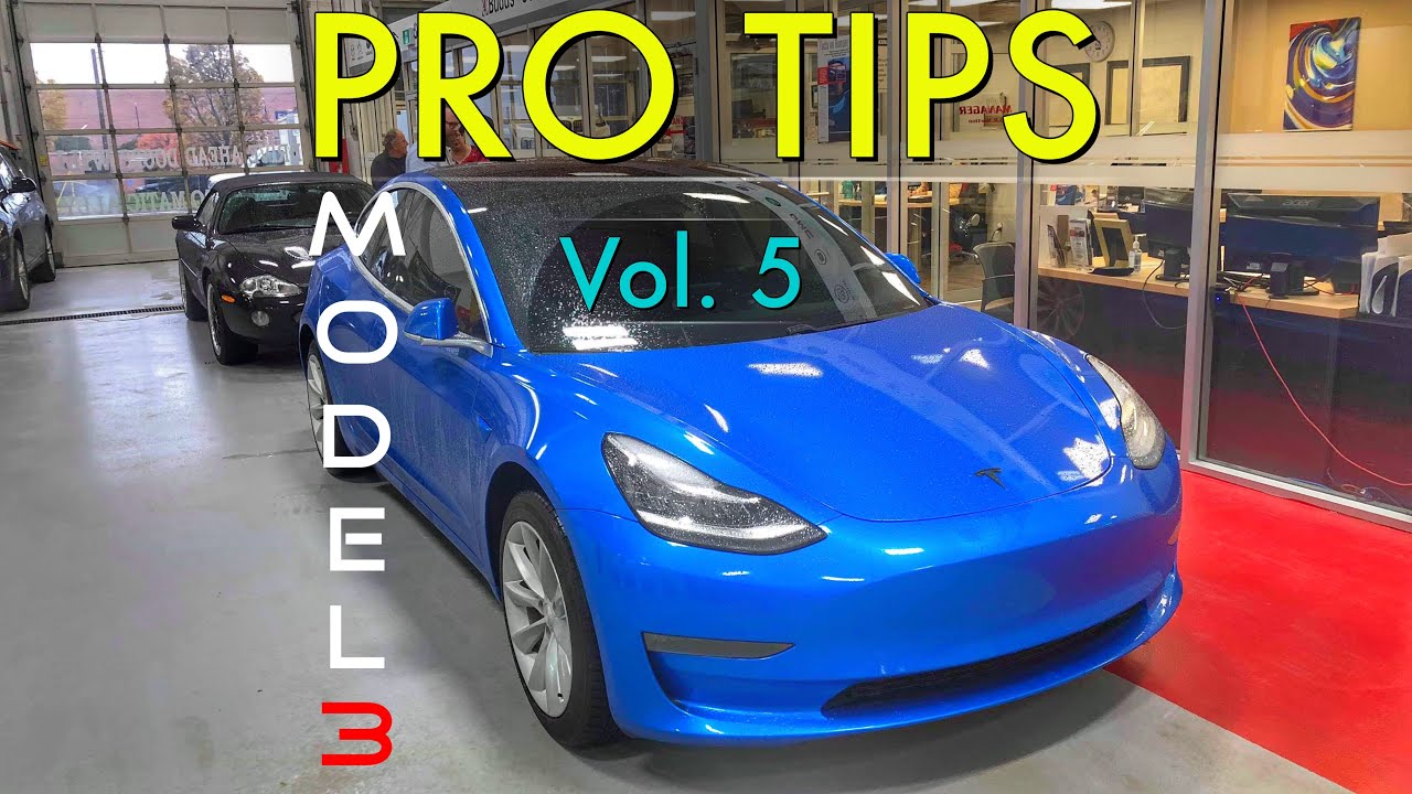 Tesla Model 3 - PRO TIPS Vol.5 - YouTube