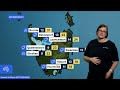 National Weather Forecast: Storms in the east, heatwaves for the north-west