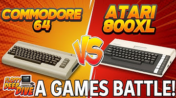 C64 vs Atari 800XL Retro Showdown of Classic A Games 🕹️