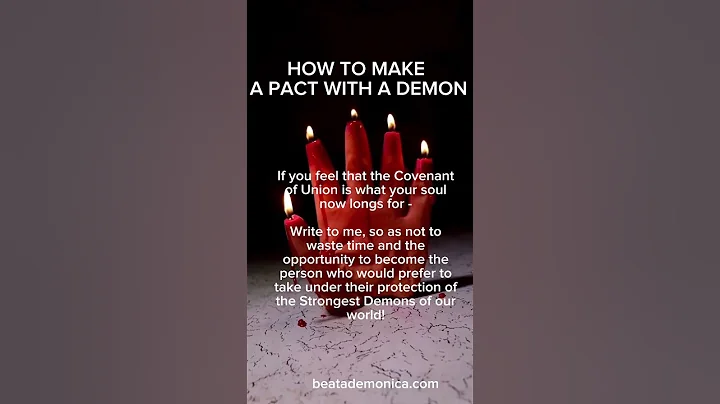 How to summon a devil         FOLLOW THE LINK