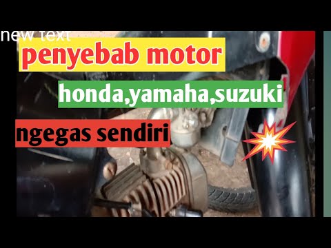 Cara menangani motor  yg ngegas  sendiri  tampa digas roni 