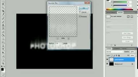 make fiery text in photoshop cs4