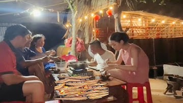 "Cá lau kiếng nướng mọi"hầm xả "bữa cơm chiều miền tây"em mời mấy anh chị nha l nét duyên quê