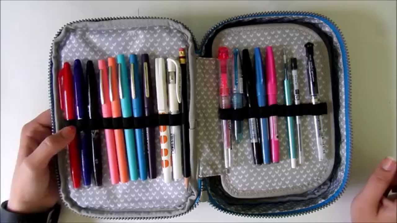 Kipling 100 Pens Case Review & What's In My Pencil Case