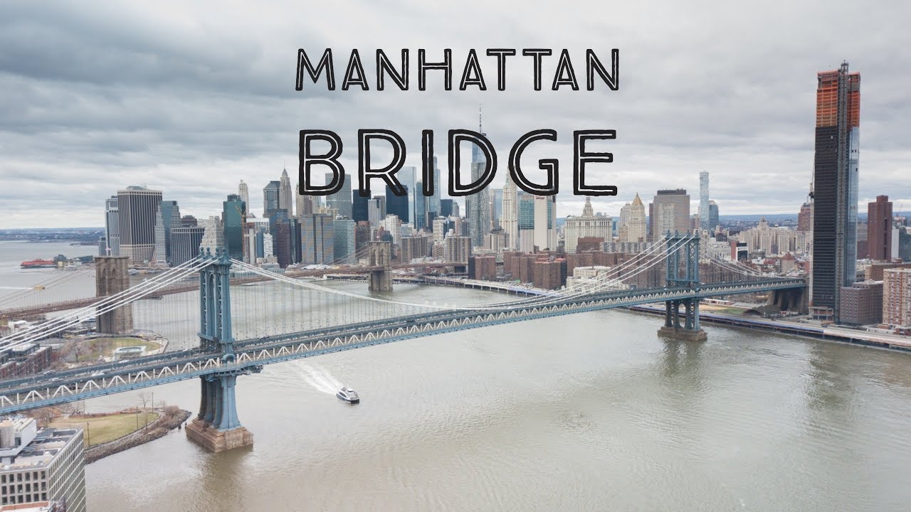 Manhattan Bridge 4k Drone Footage Nyc Special Guests Congrats To My Friends Youtube