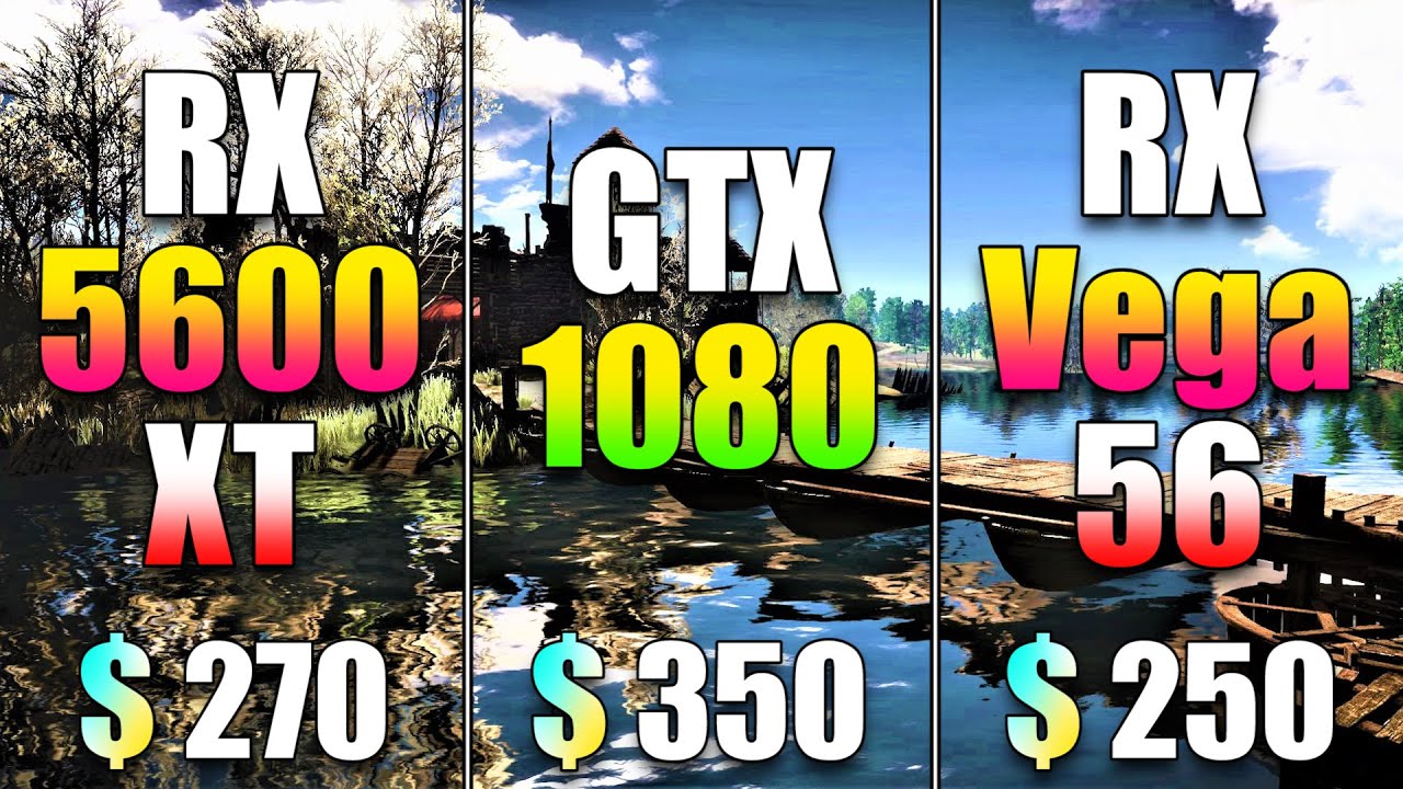 RX 5600 XT vs GTX 1080 vs RX VEGA 56 | PC Gaming Benchmark Test - YouTube