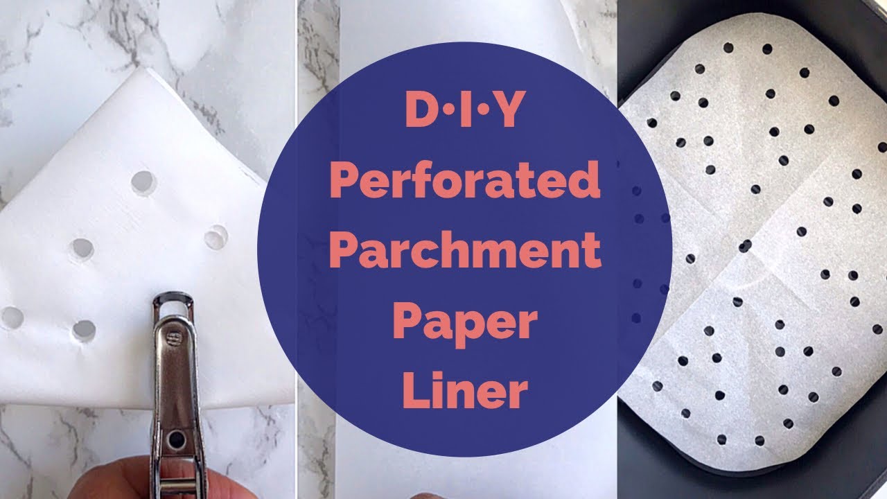 Homemade Perforated Parchment Sheets - Wonderfully Made and Dearly Loved