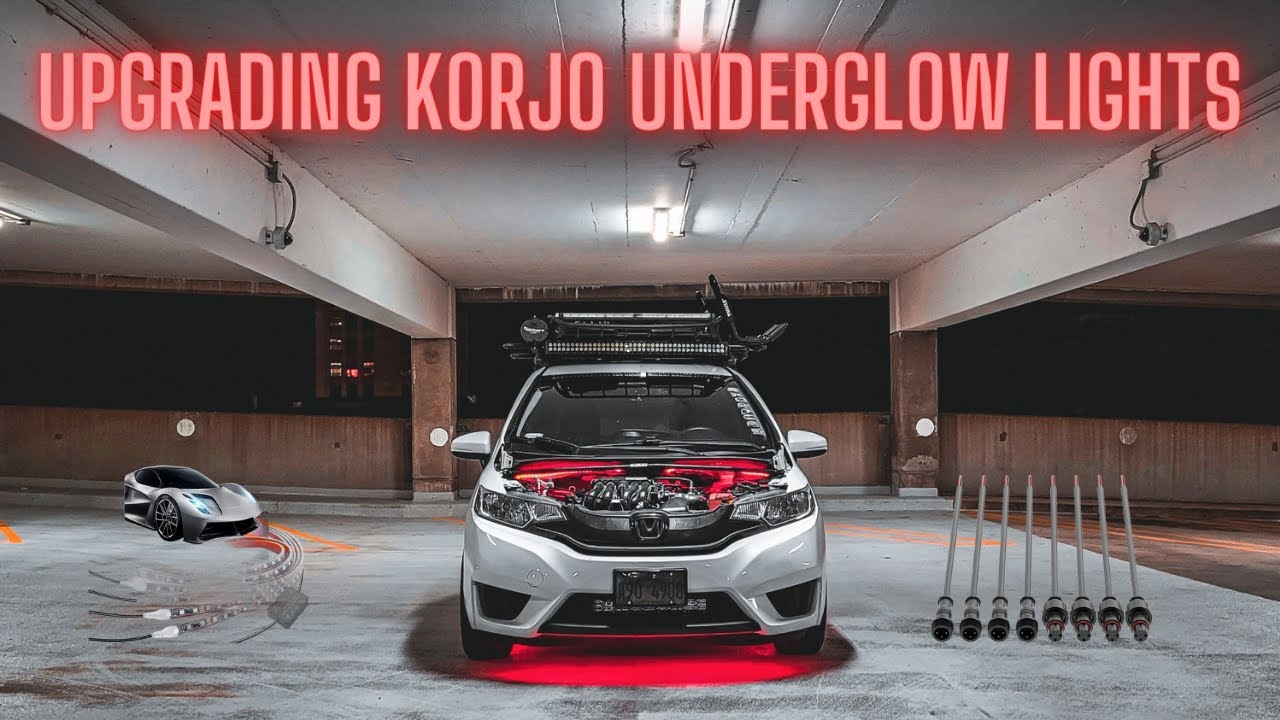 KORJO Car Underglow Lights-Strip Light-Upgraded New Connector 