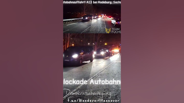 1. Blockade Autobahnauffahrt A13 bei Radeburg, Sachsen, 24.1.24 - Bauern LKW Handwerker Traktoren