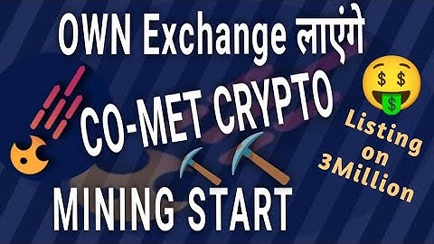 New Strong Mobile Mining Crypto || Own Exchange, Own Meta and Many More || #co_met