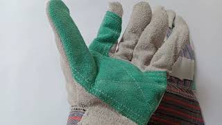 MODEL NH-03 Cow Spilit Leather Working Hand Gloves
