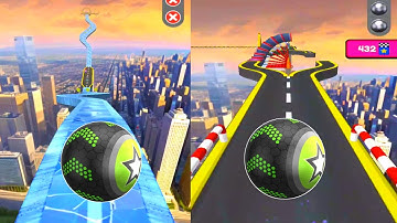 REVERSE Going Balls Chaos at Level 465! Portal Run Gameply | R-Games