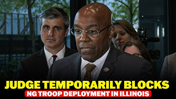 US judge in Chicago temporarily blocks National Guard troops deployment in Illinois | Donald Trump