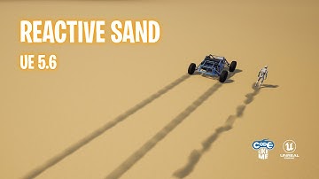 Unreal Engine 5.6 Landscape Deformation - Reactive Sand