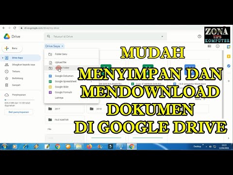 CARA MENYIMPAN DAN MENDOWNLOAD DOKUMEN DI GOOGLE DRIVE