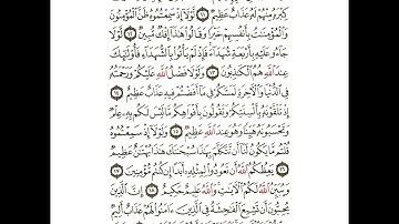 سورة النور من اية ١١ إلى ٢٠ مكررة