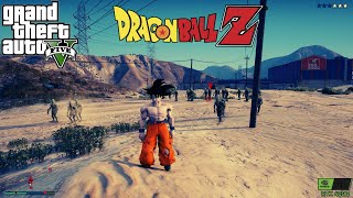 GTA5 MODS: Dragon Ball Z vs alien