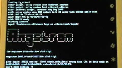 Booting Google Android on Sharp Zaurus