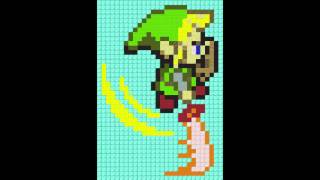 Minecraft - Pixel Art Animation: Link Spin-Attack