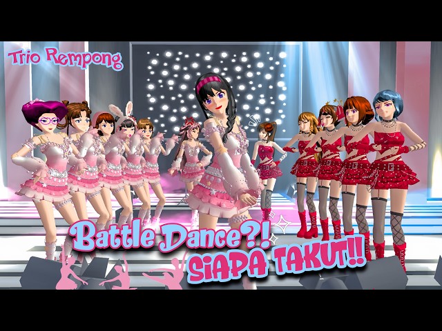BATTLE DANCE?! SIAPA TAKUT!! || TRIO REMPONG || SAKURA SCHOOL SIMULATOR