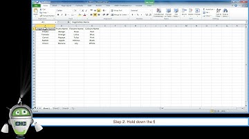 Selecting a Range of Cells - A Window to Computers Class 7