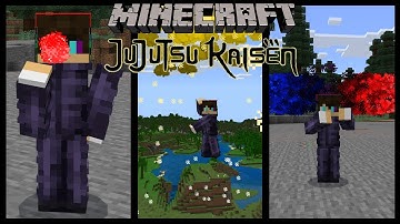 *AMAZING* Gojo Addon! Limitless, Six Eyes, Animations... (Minecraft Jujutsu Kaisen Addon)