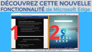 COMMENT ACTIVER LE SPLIT SCREEN DE MICROSOFT EDGE
