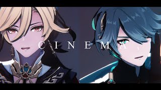 【MMD原神/Genshin impact】シネマ (cinema)【アルハイゼン/Alhaitham ＆ カーヴェ/Kaveh】