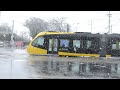 雪が降る 尾崎 紀世彦 降りしきる淡雪と...宇都宮LRT