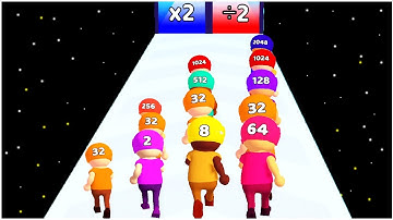 2048 Run 3D! - Gameplay Walkthrough - Part 1 (Ios,Ipad)