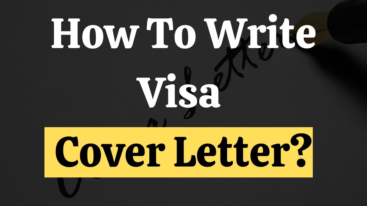 How to Write Cover Letter for Schengen