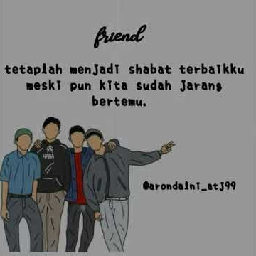 Literasi 30 detik || lagu buat sahabat || status WA sedih
