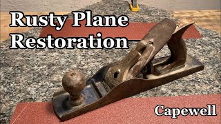 Rusty Hand Plane Restore | Vintage Tool Restoration Capewell Mfg. Co by Found It 1,010 views 2 years ago 9 minutes, 47 seconds