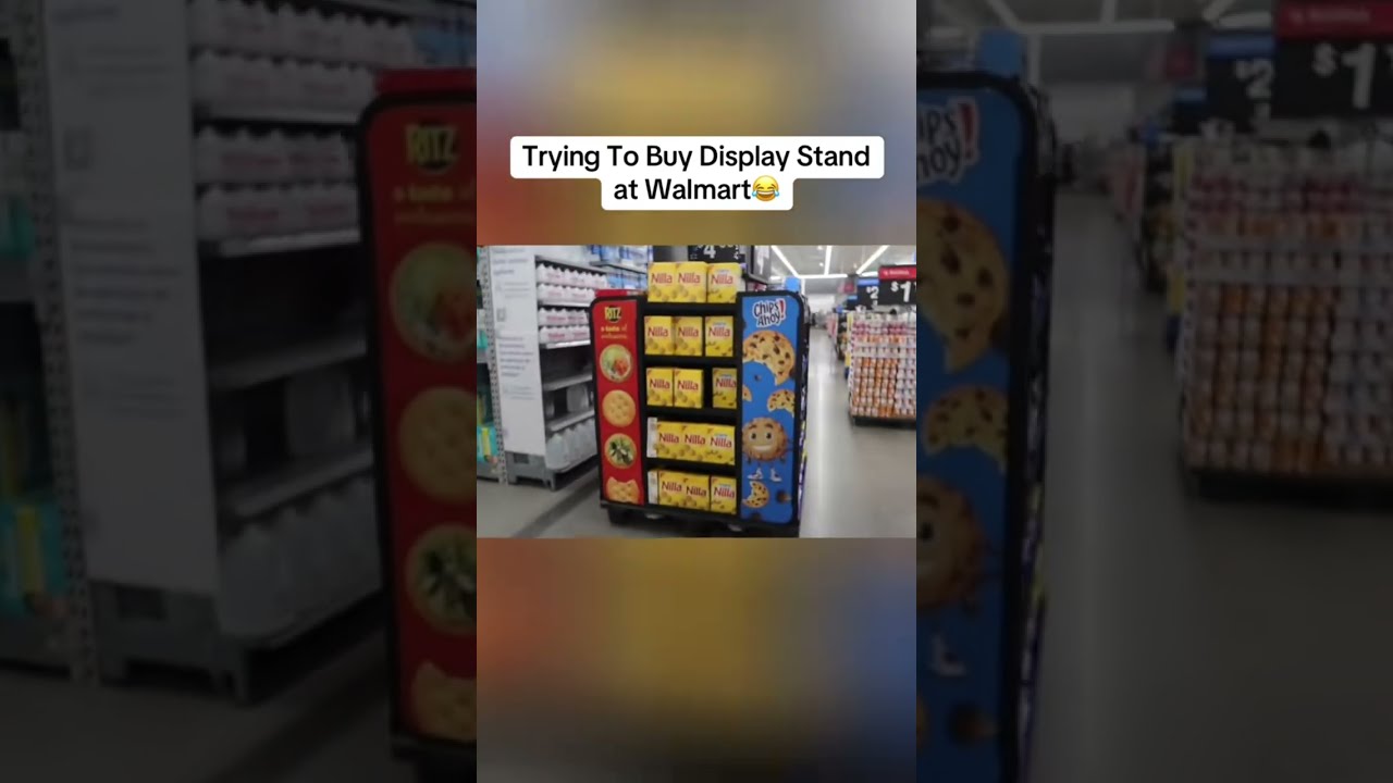 Trying To Buy Display Stand At Walmart Prank
