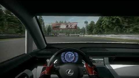 Need For Speed Shift Lexus Lf-A Concept 2007 on Logitech G25
