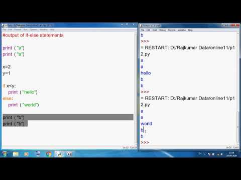 Class 11 IP Ch 3 Python if else statements examples - YouTube