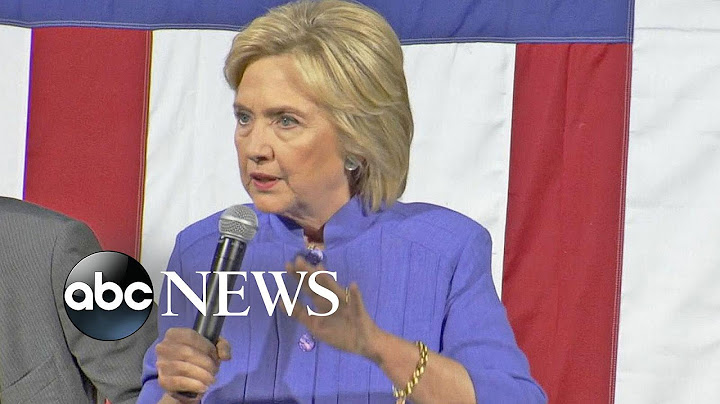 Hillary Clinton Hits at Donald Trump During the RNC